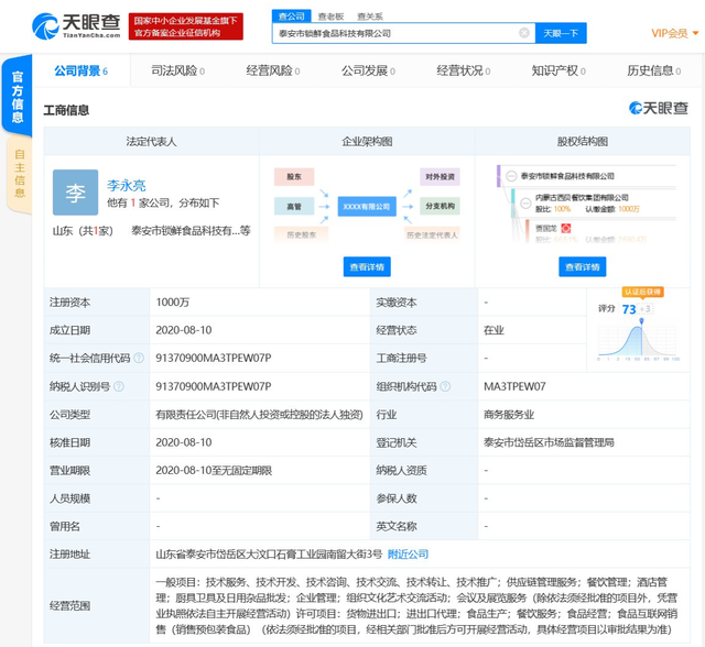 內蒙古西貝餐飲集團成立食品科技新公司，聚焦廚具衛具領域